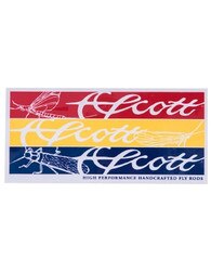 Scott Fly Rod Colorado Bugs w/ Colorado Flag Colors Decal in One Color